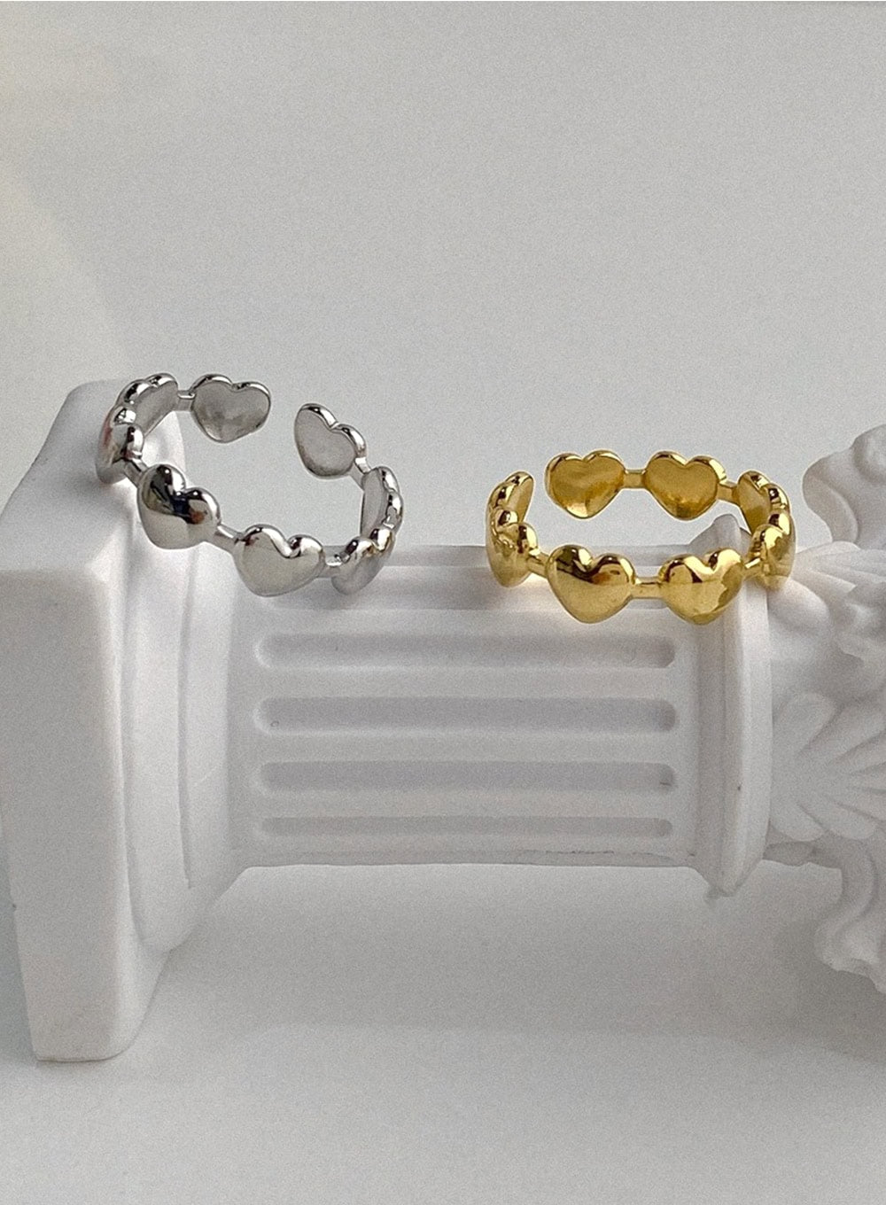 Serena Open Heartline Ring IA524