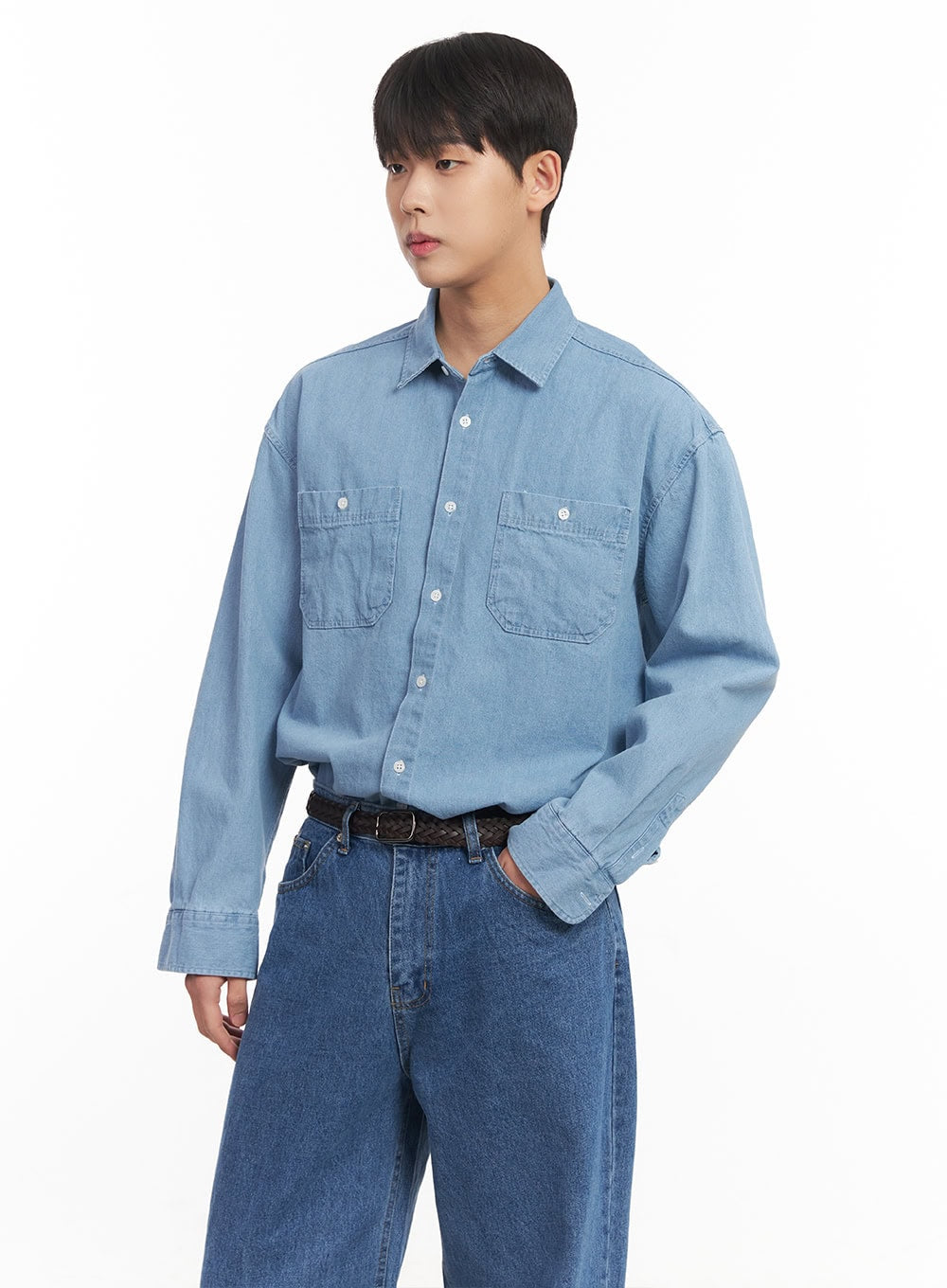 Men's Denim Collared Shirt IM527