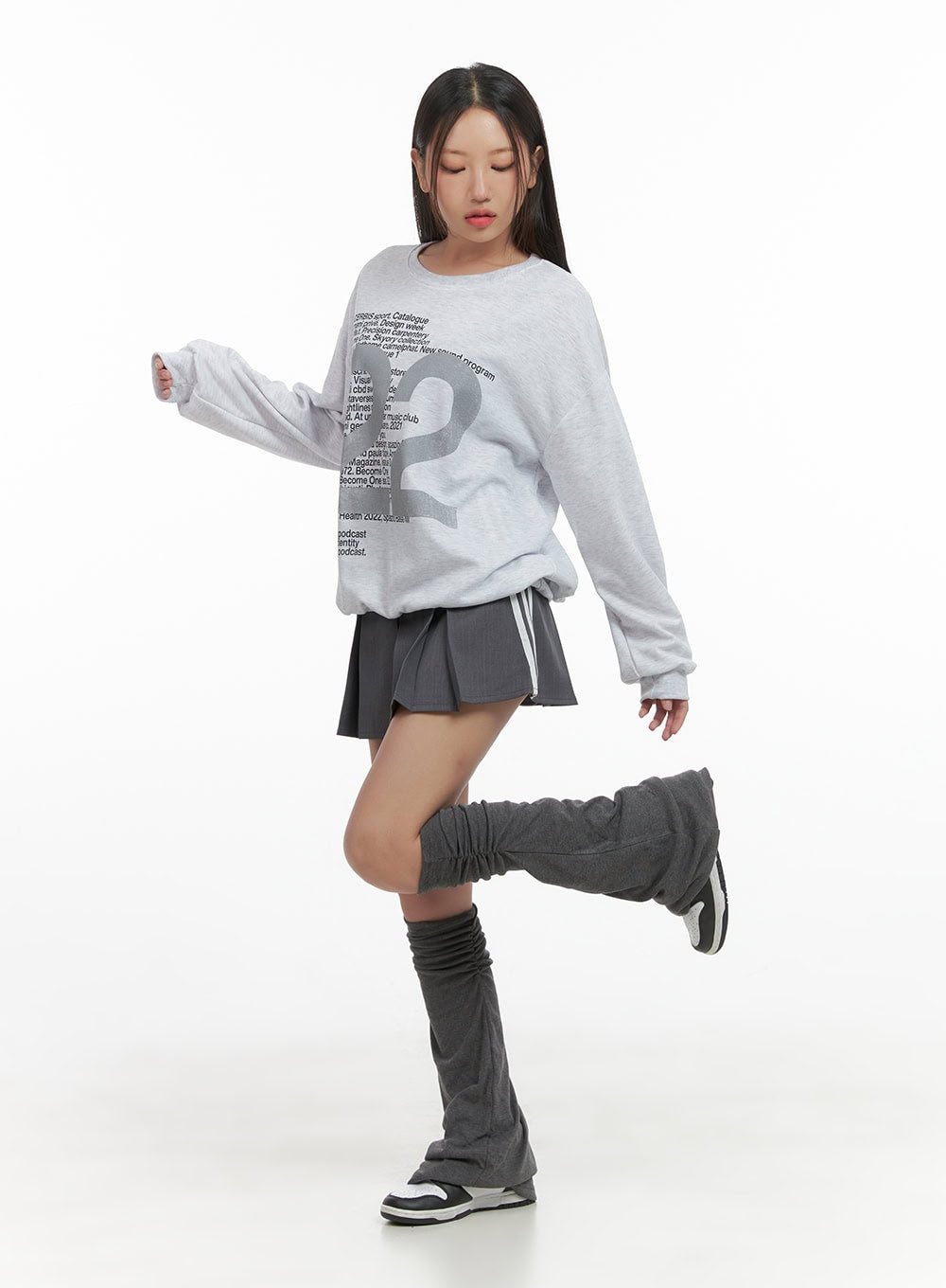 Track Pleated Bliss Mini Skirt CO404