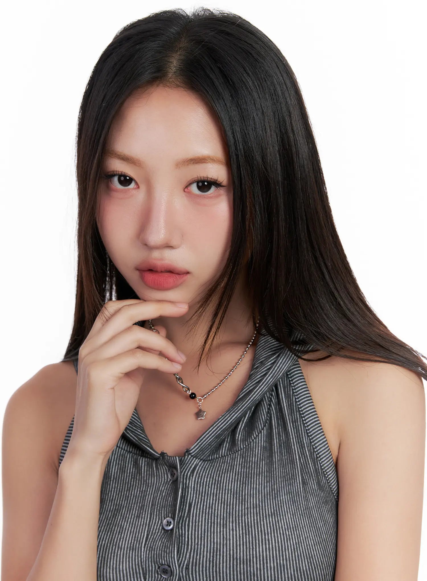 Chunky Star-Charm Statement Necklace CL522