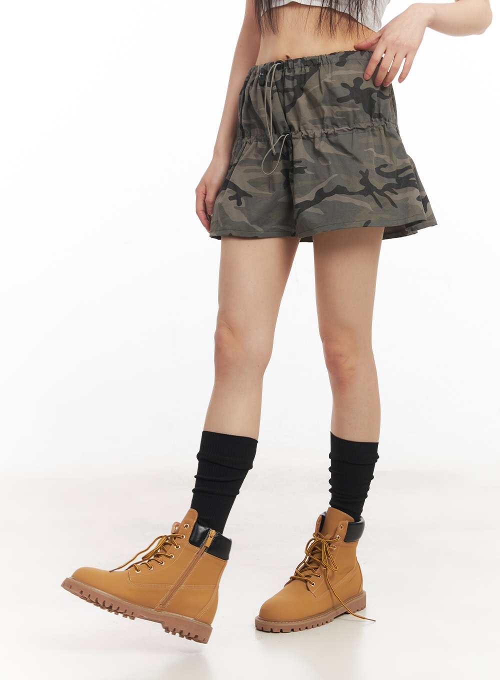 Camo Flare Tube Top CA522