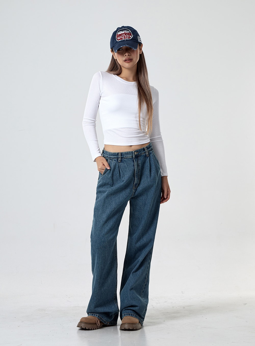 Basic Long Sleeve Crop Tee CG29