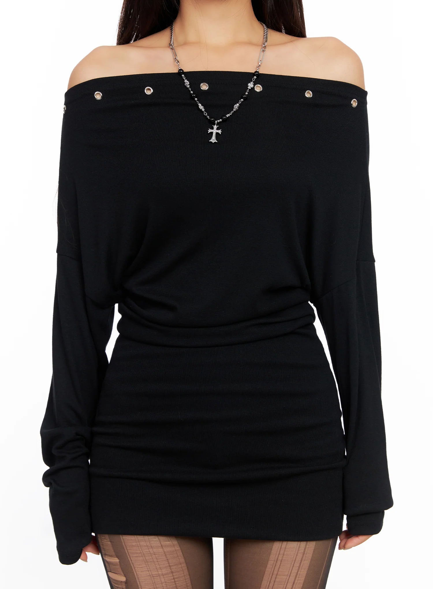 Chic Off-Shoulder Mini Dress CO514