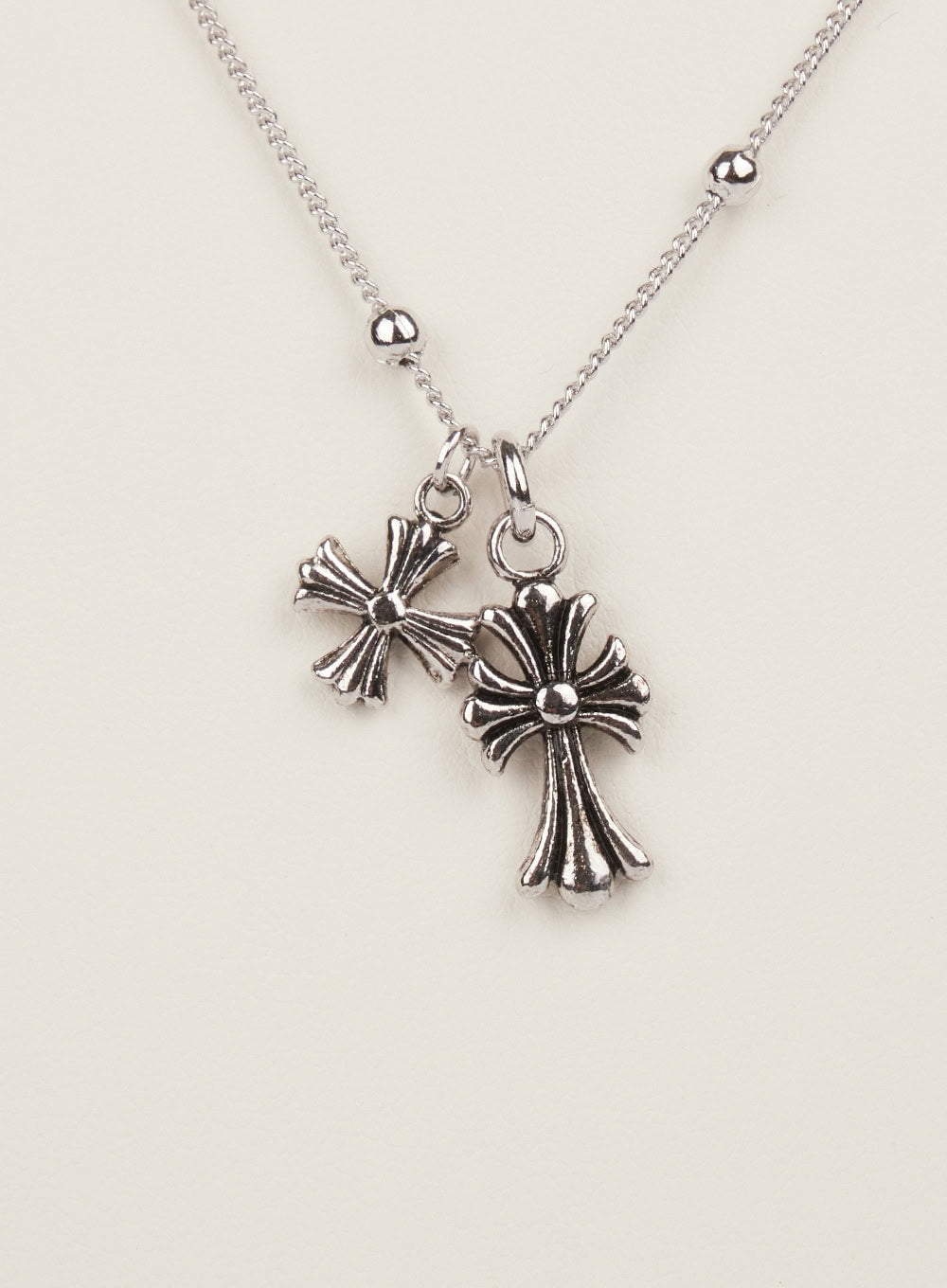 Elysian Flower Cross Necklace IM531