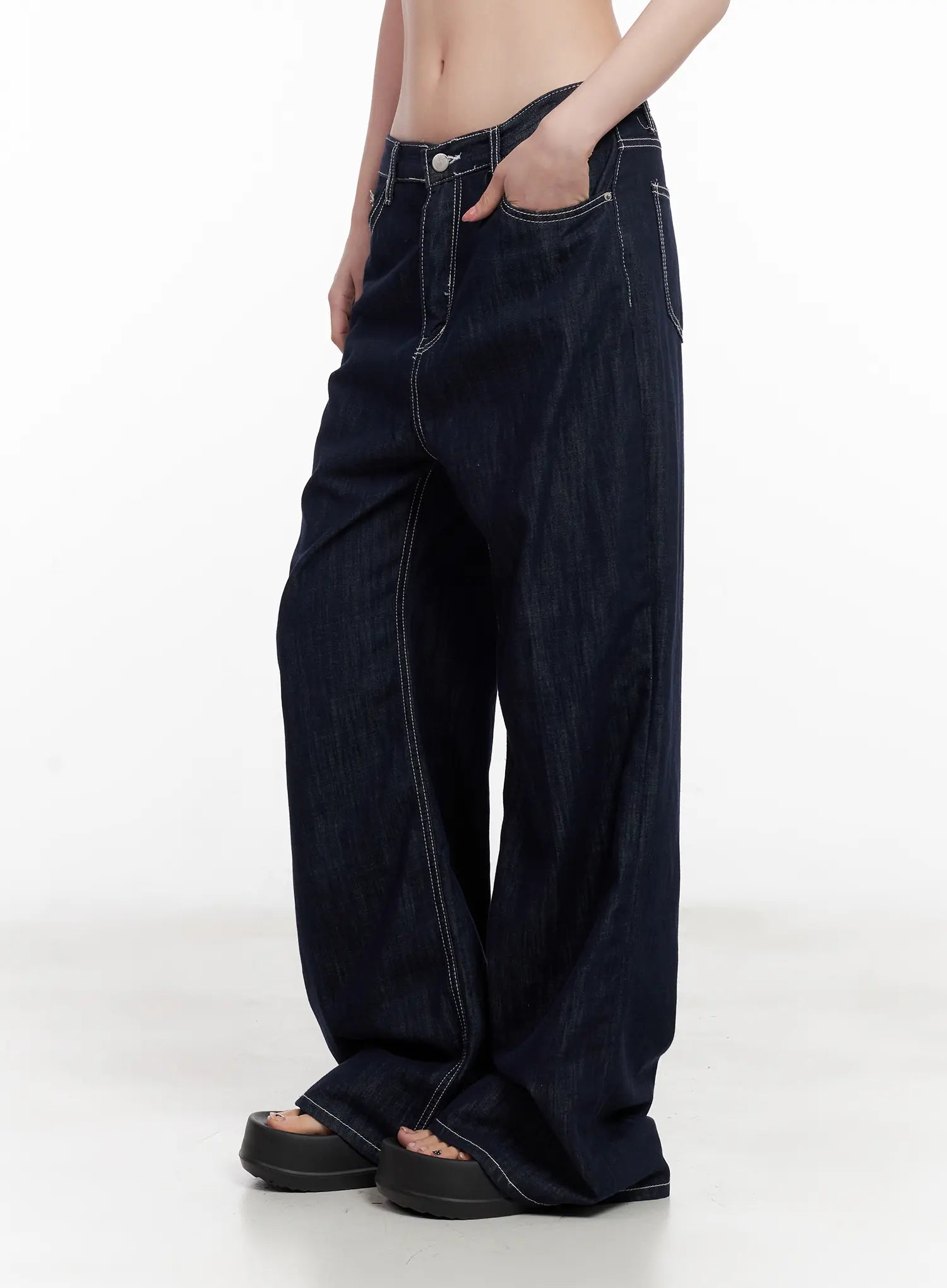 Miyeon Wide-Leg Denim Jeans CL501