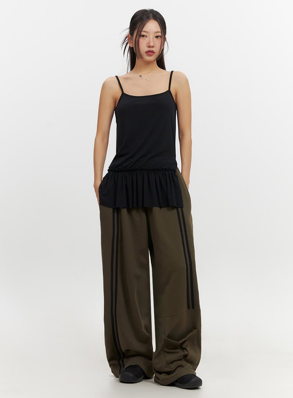 Ruffle Layered Camisole Top IF510