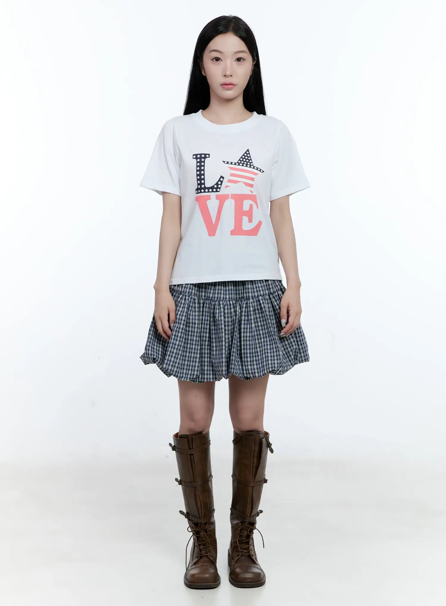 Relaxed-Fit "Love" Graphic T-Shirt CG501