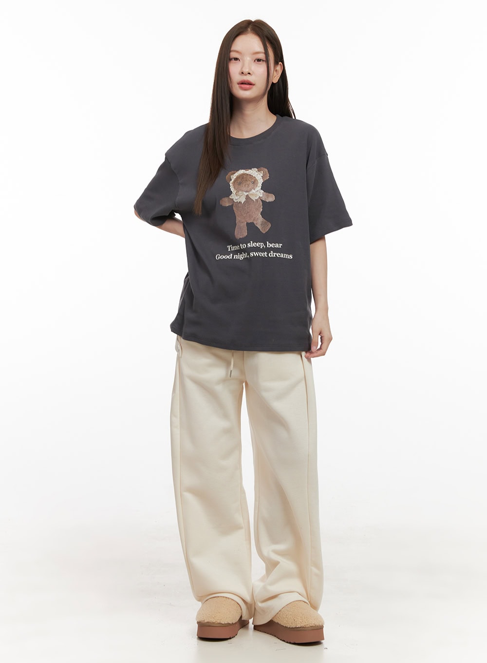 Chic Button Detail Sweatpants OD412