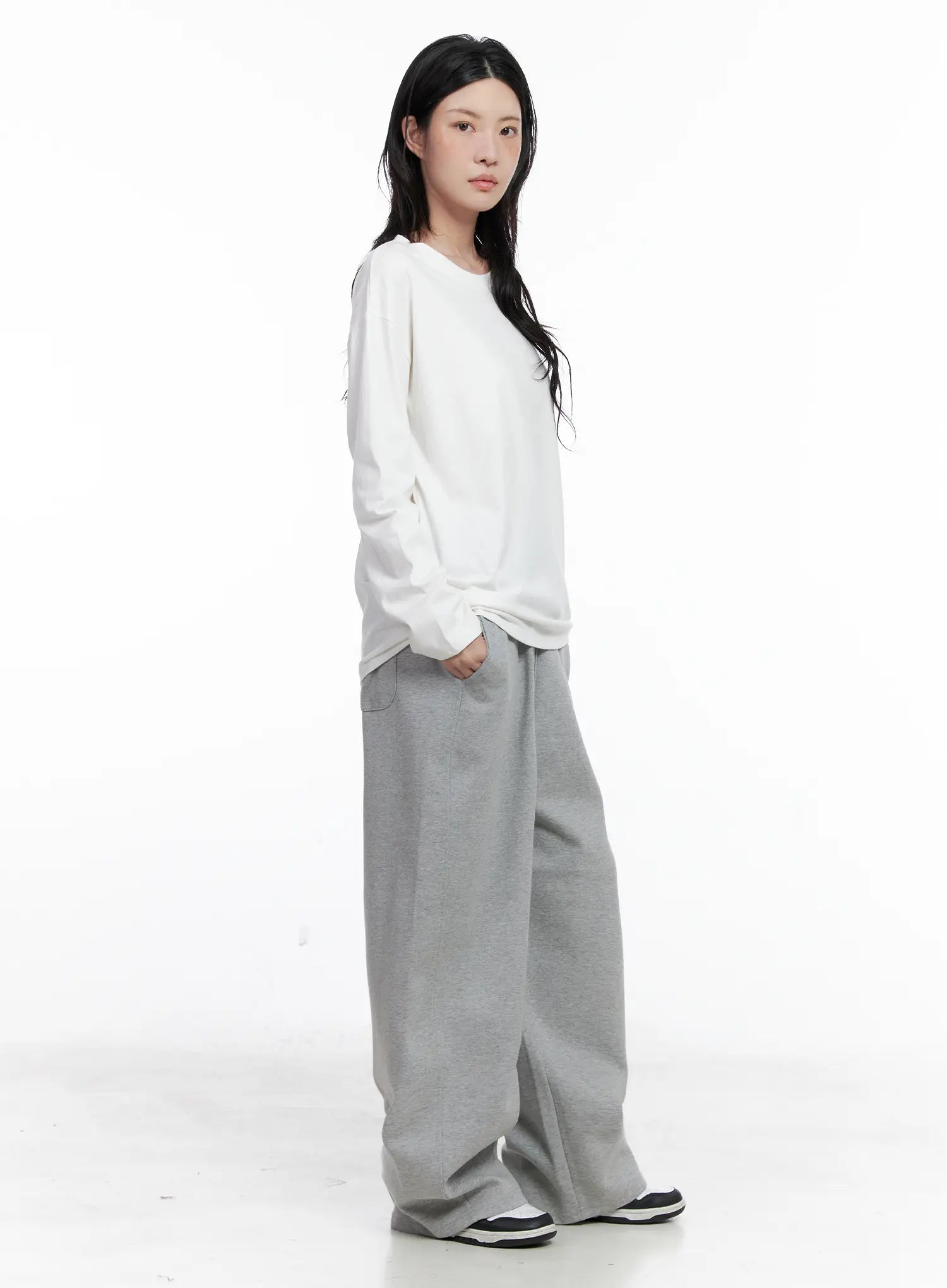 Basic Oversized Long Sleeve Tee CS529