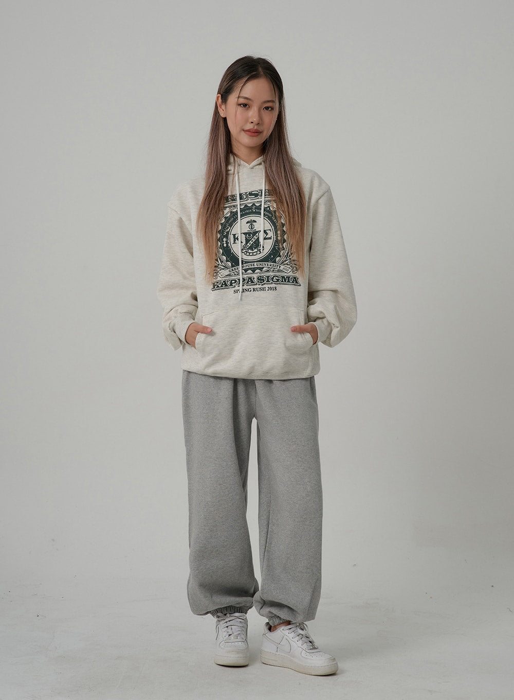 Printed Hooded Sweatshirt CN08