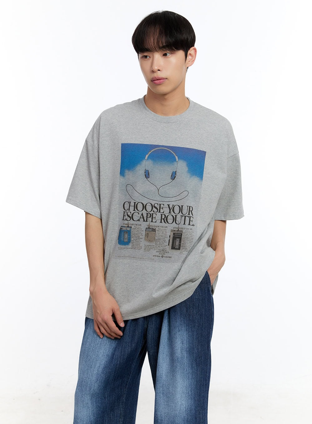 Men's Digital Graphic T-Shirt IY529