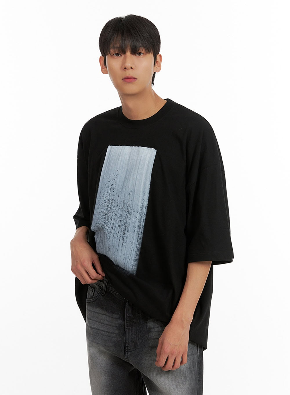 Men's Oversized Graphic T-Shirt IU418
