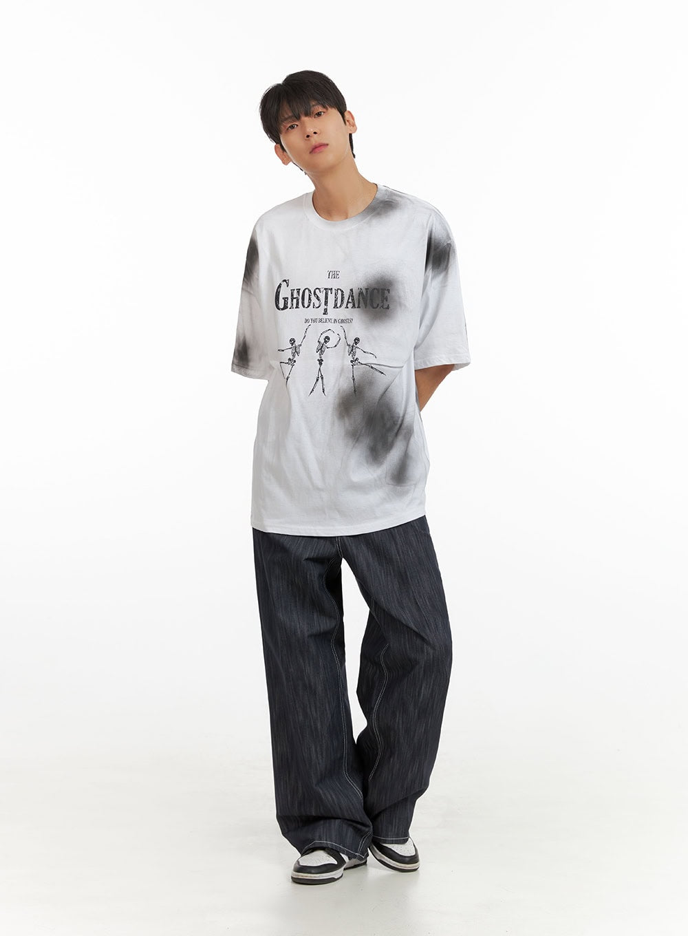 Men's Oversized Graphic T-Shirt IU419