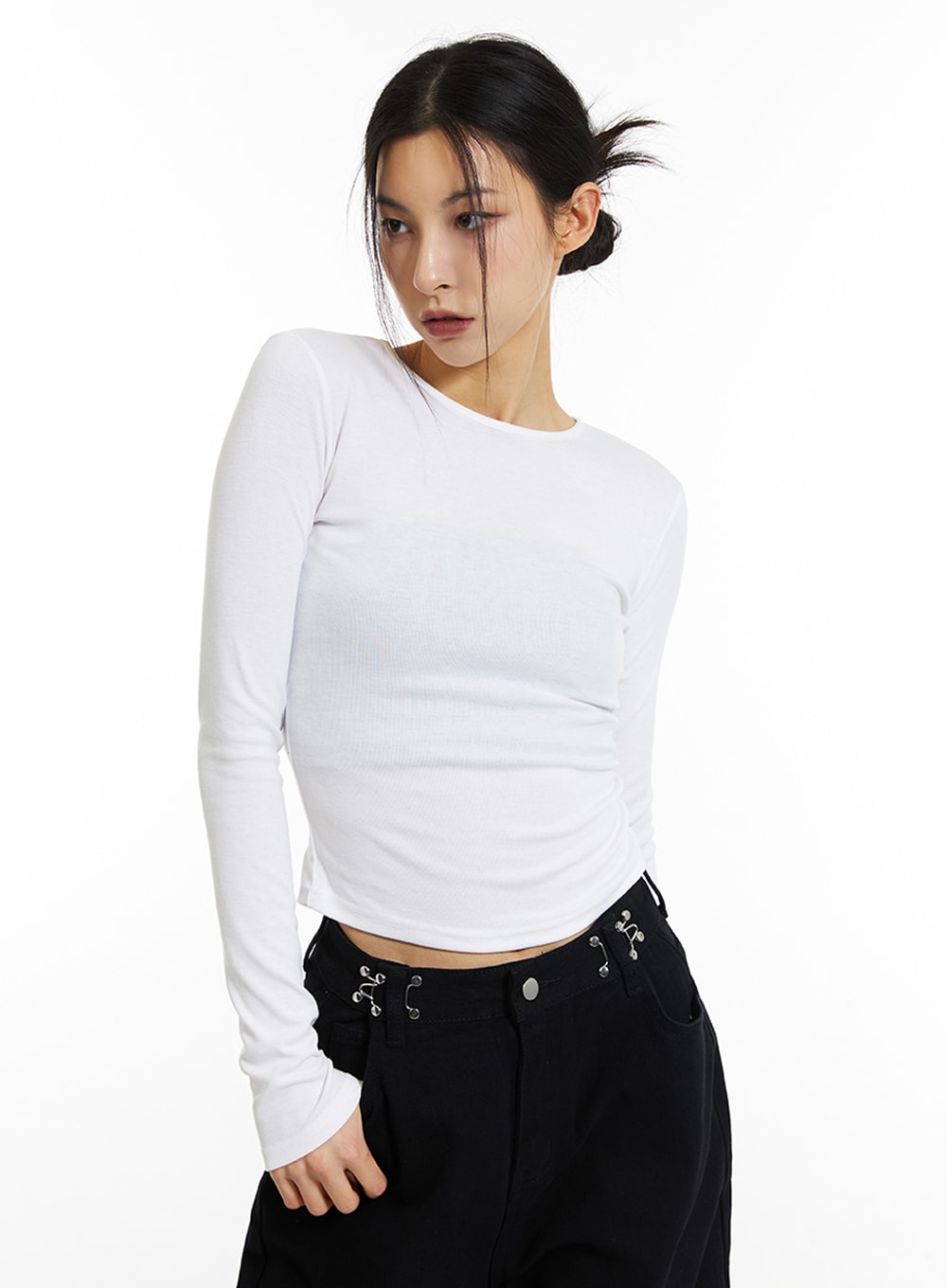 Open Back Long Sleeve Tee IN308