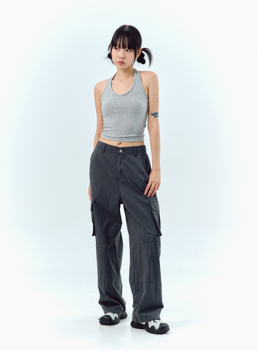 Halter Neck Cropped Top IG304