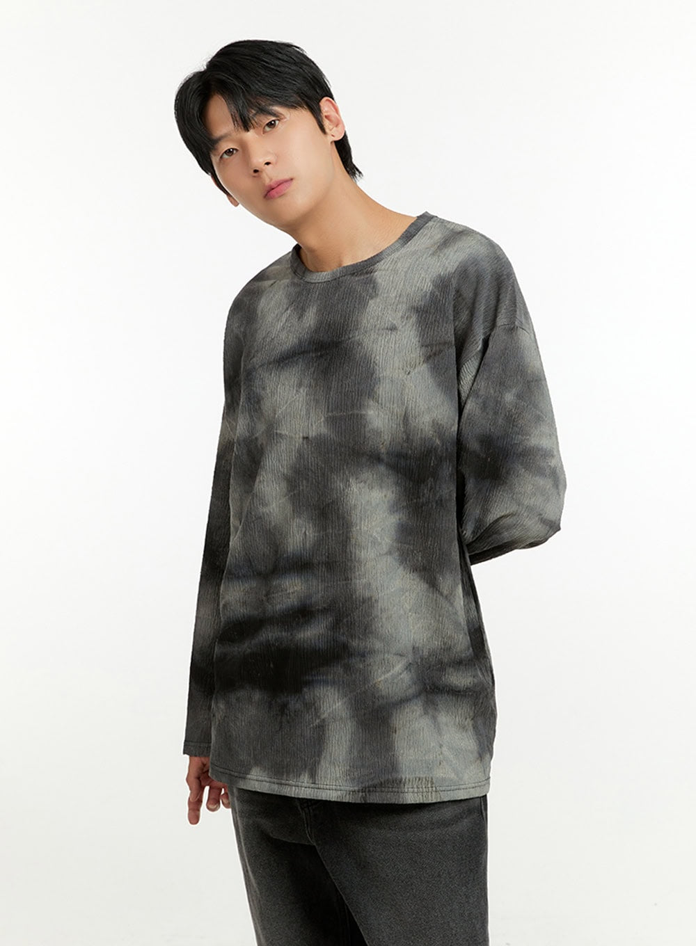 Men's Tie-Dye Oversized Long Sleeve IL412