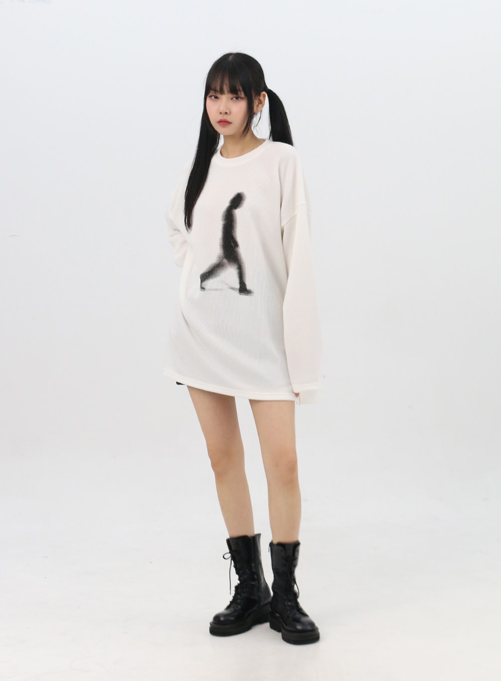 Graphic Print Oversize T-Shirt IN310