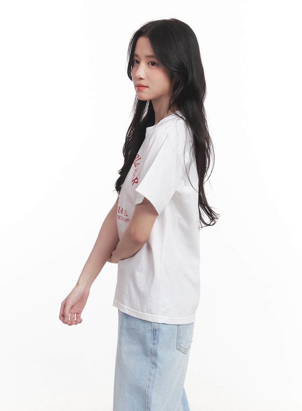 Bubble Pop Graphic Oversize T-Shirt CA511