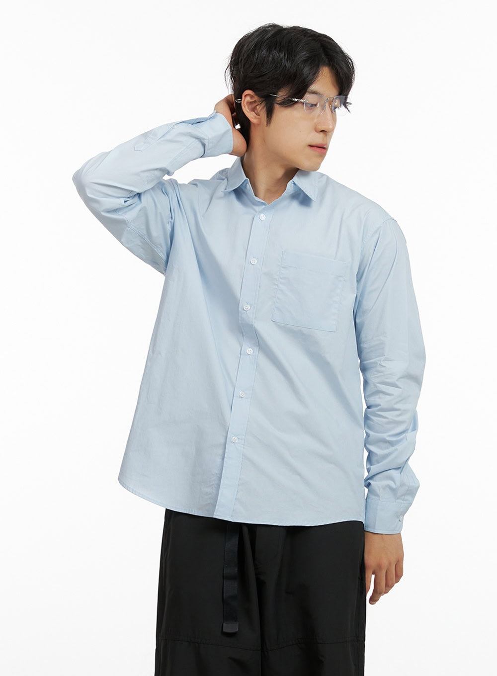 Men's Classic Button Shirt IG409