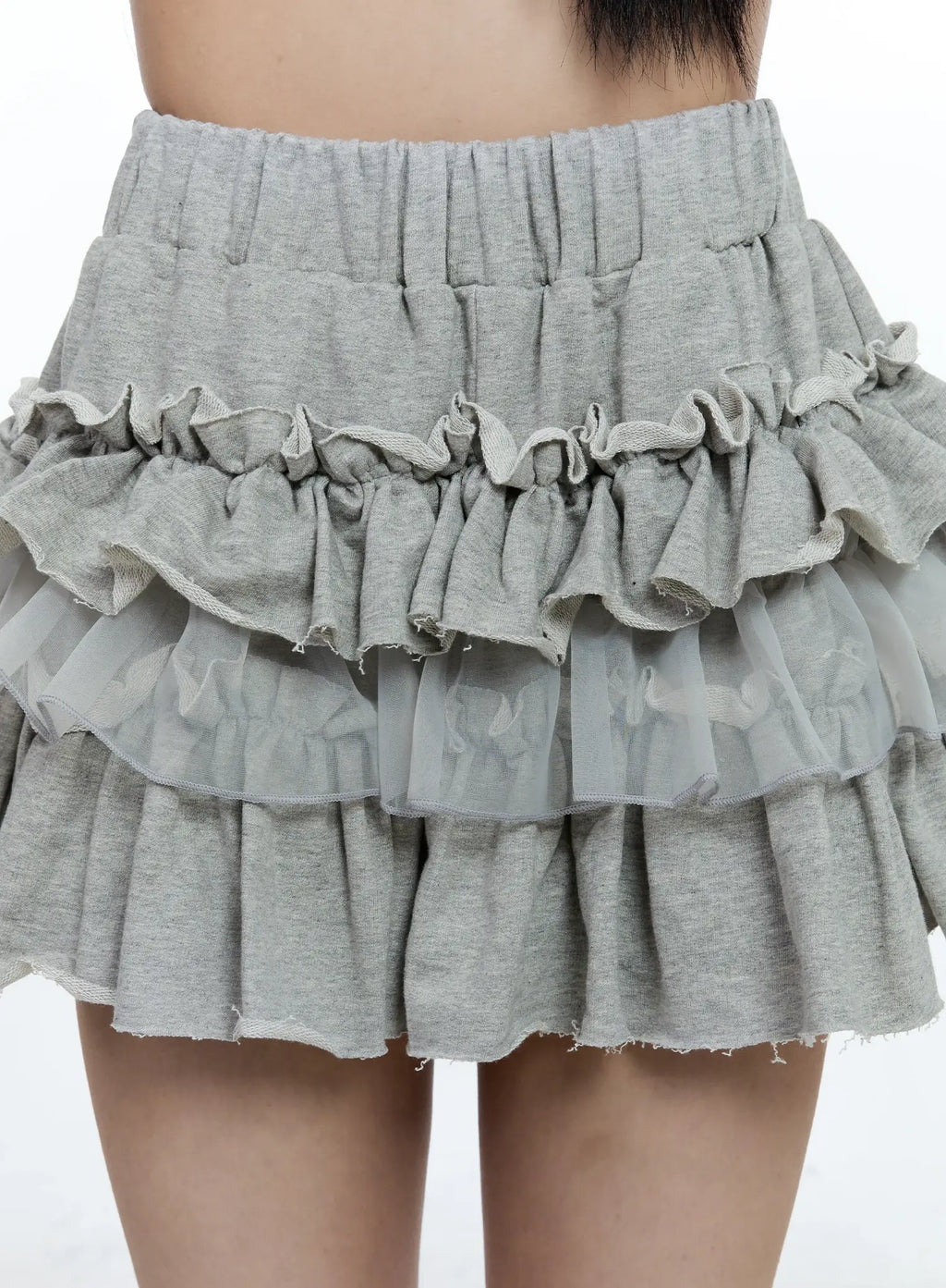 Tiered Ruffle Mini Skirt CG511