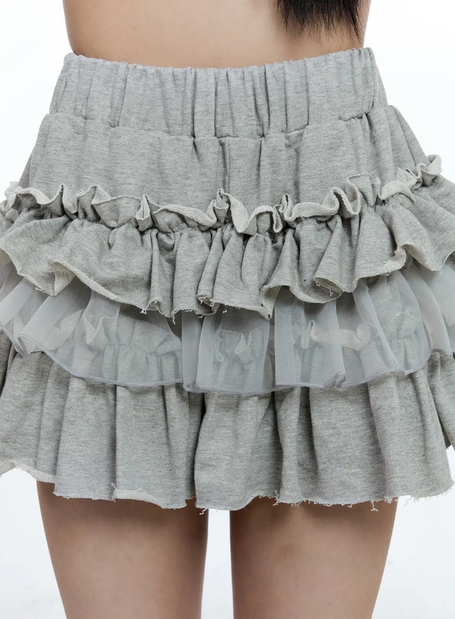 Tiered Ruffle Mini Skirt CG511