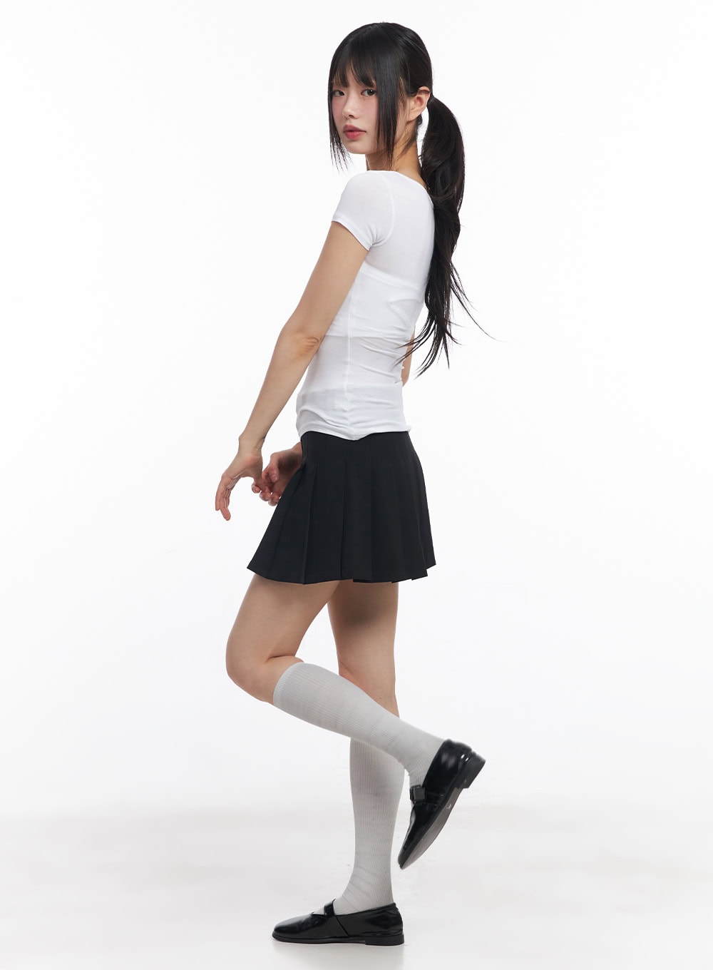 Essential Slim-Fit Crop Tee CY514