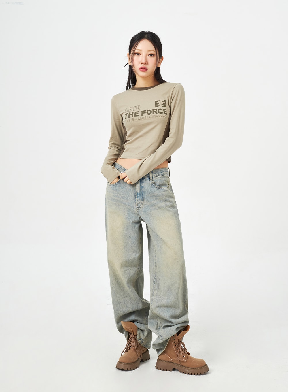 Light Blue Baggy Jeans CM323