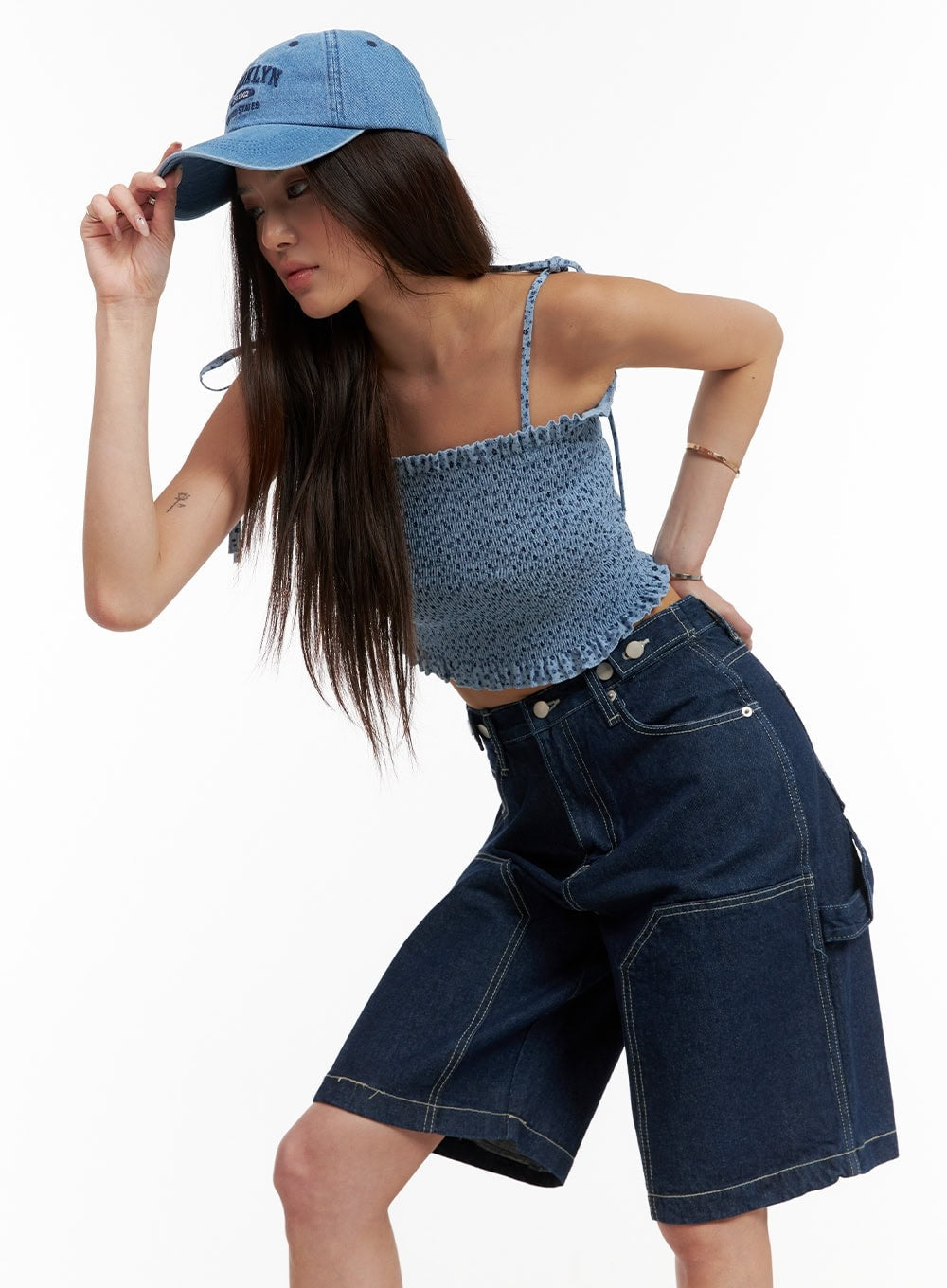 Floral Square Neck Cami Top CA430