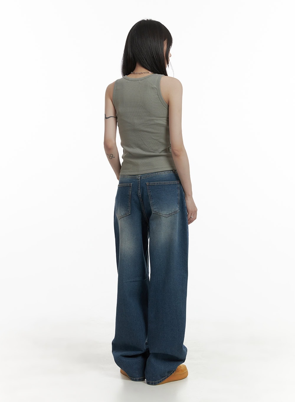 Wide Fit Baggy Jeans CA426
