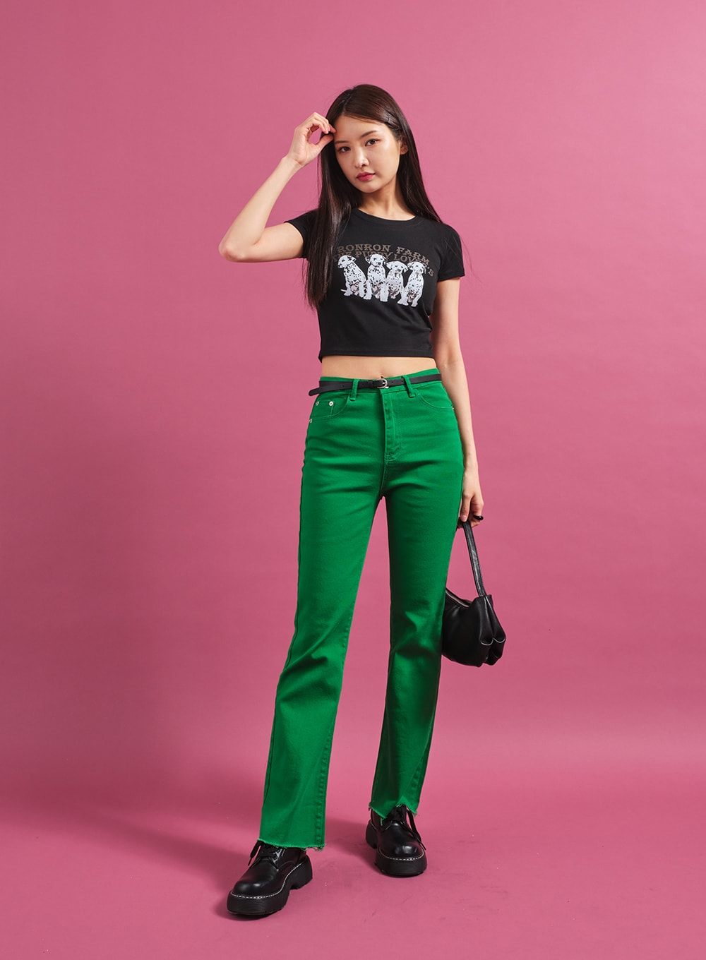 Dalmation Crop T-Shirt CY17