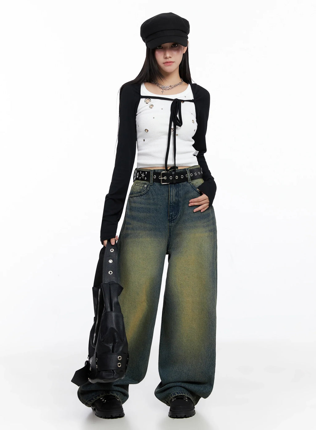Elora Washed Baggy Jeans IS525