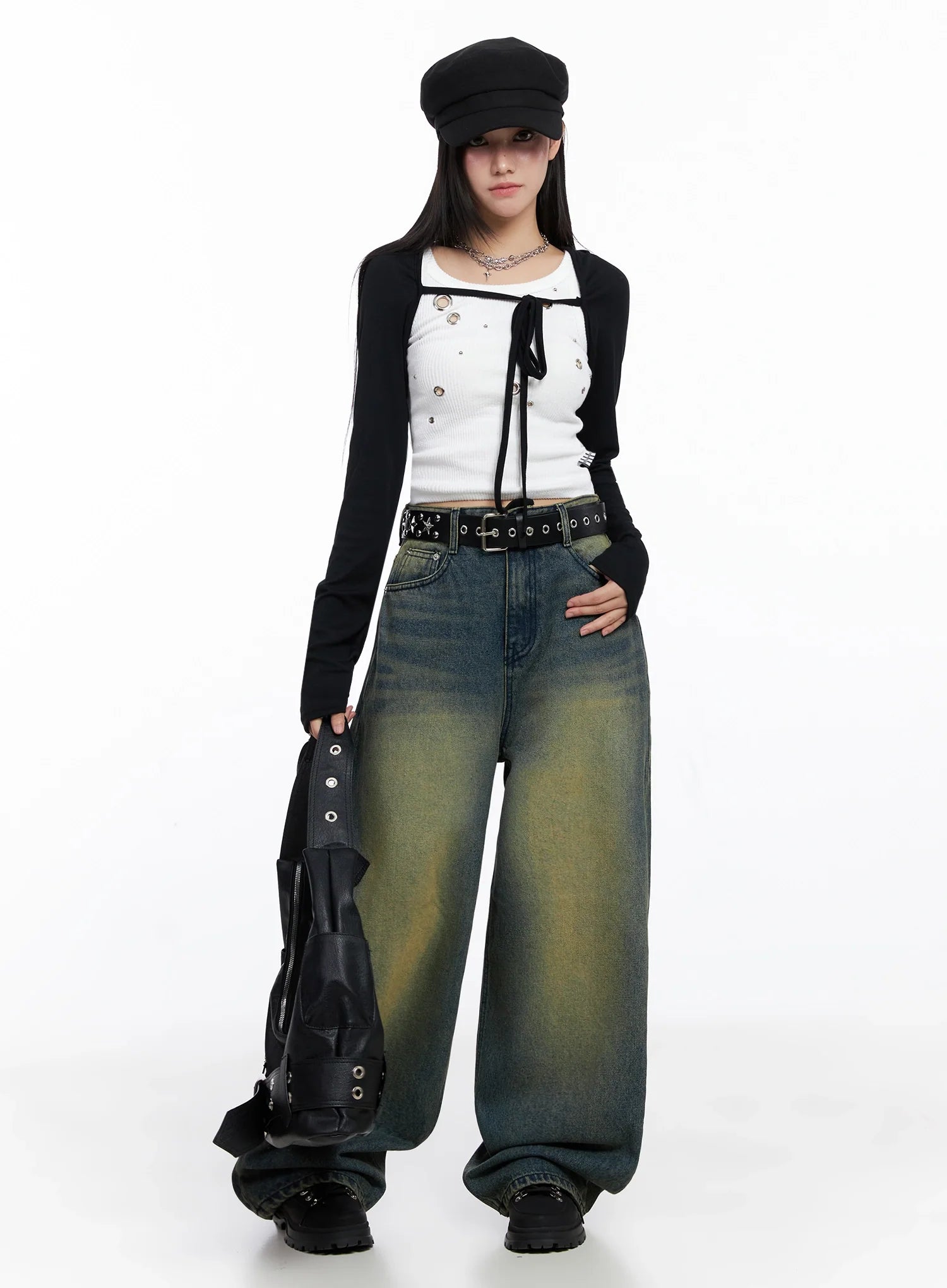 Elora Washed Baggy Jeans IS525