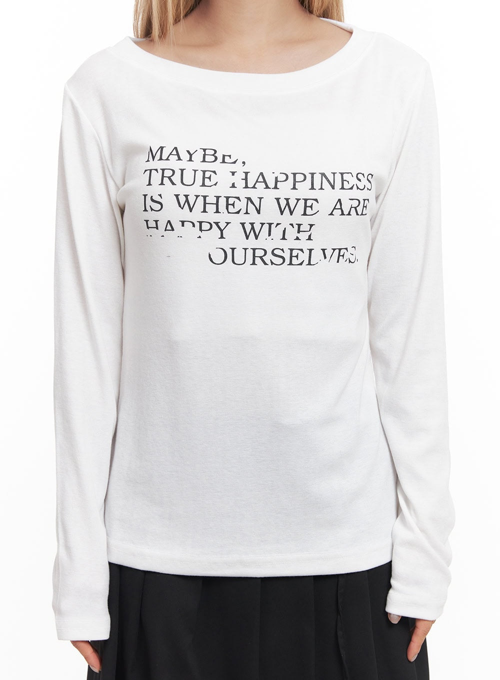 Graphic Comfort Long-Sleeve Top CM506