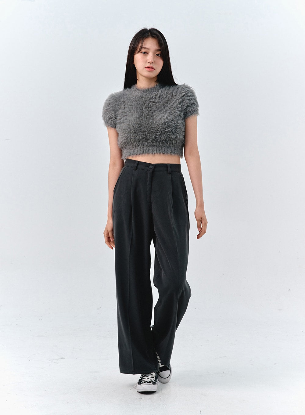 Pintuck Tailored Pants OO316