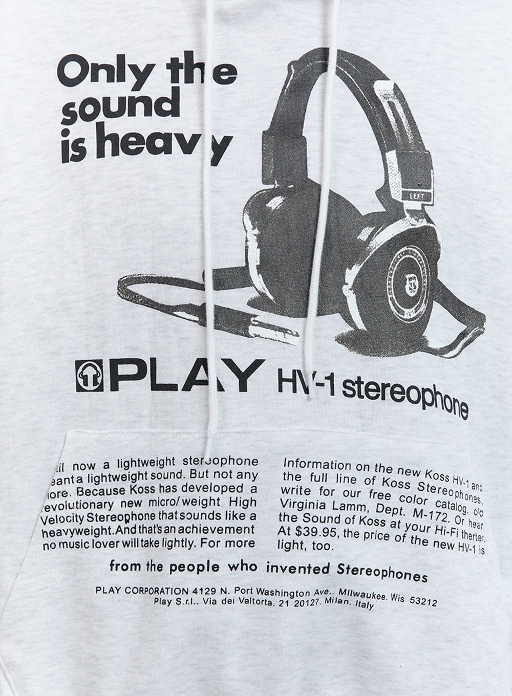 Men's Cotton Lettering Graphic Hoodie IG427