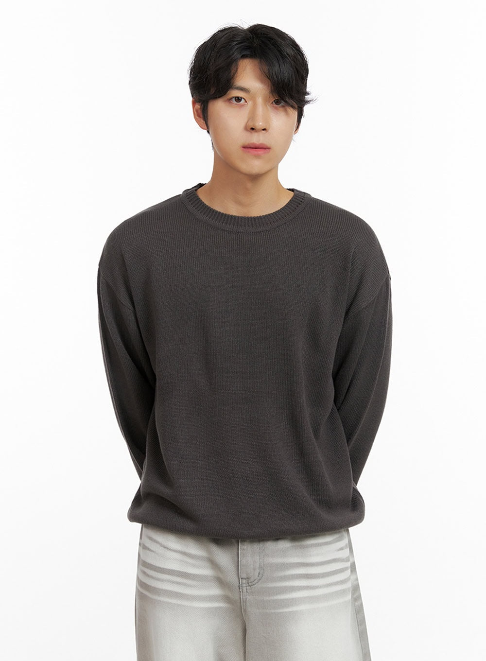Men's Basic Knit Sweater IG409