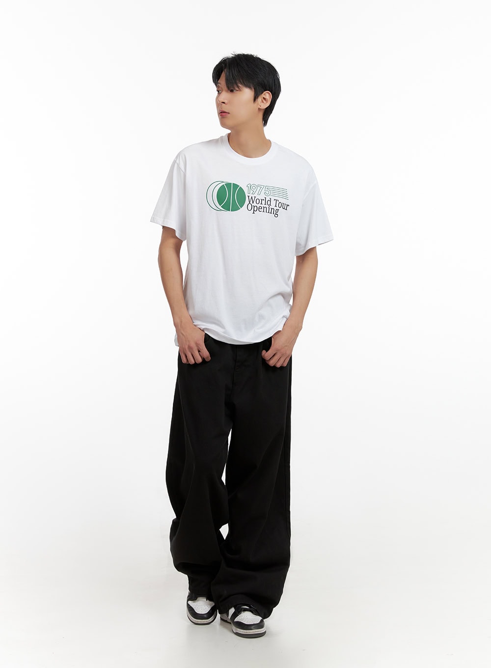 Men's Wide Pants IL403