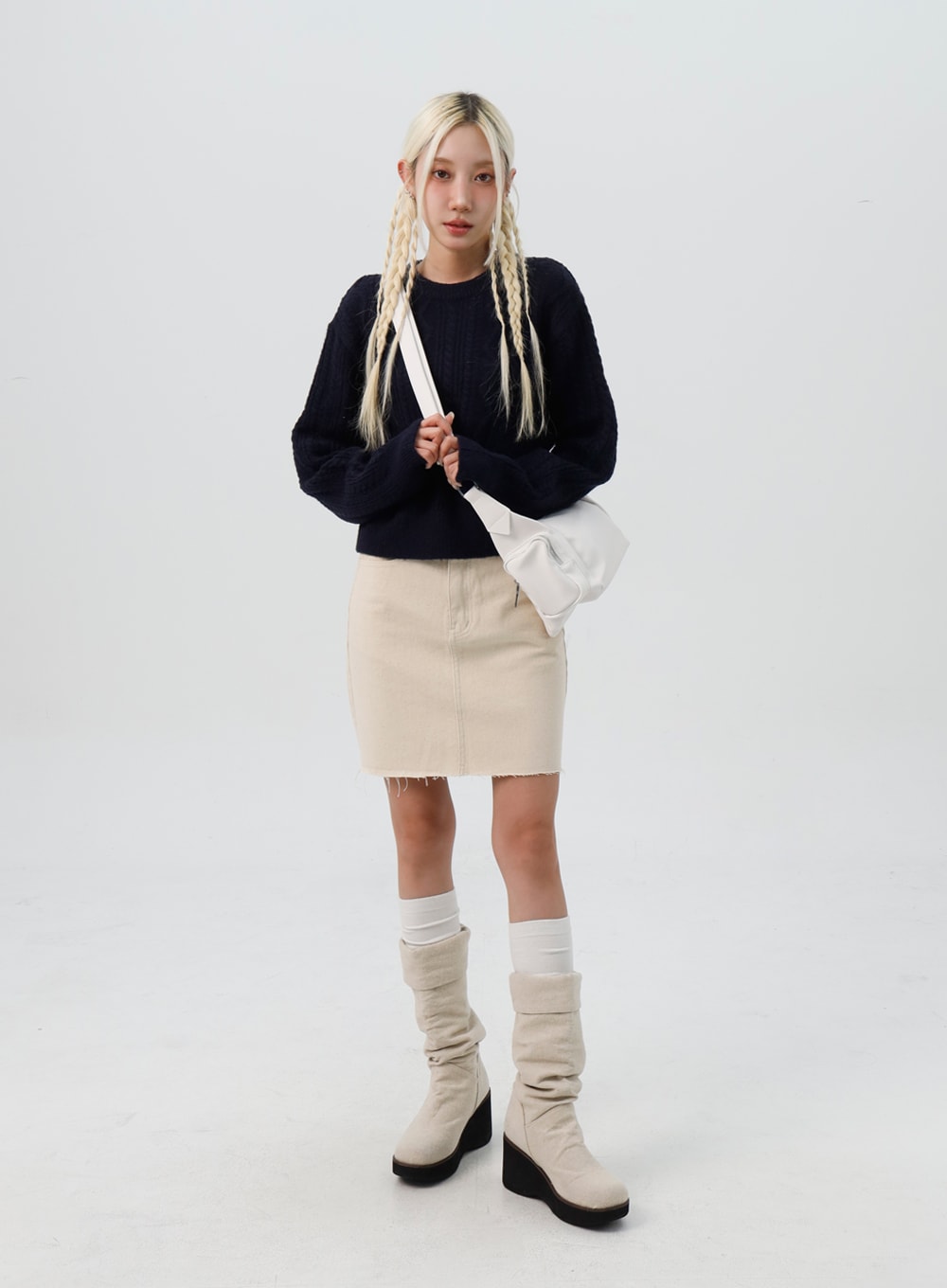 Cable Knit Sweater IS307