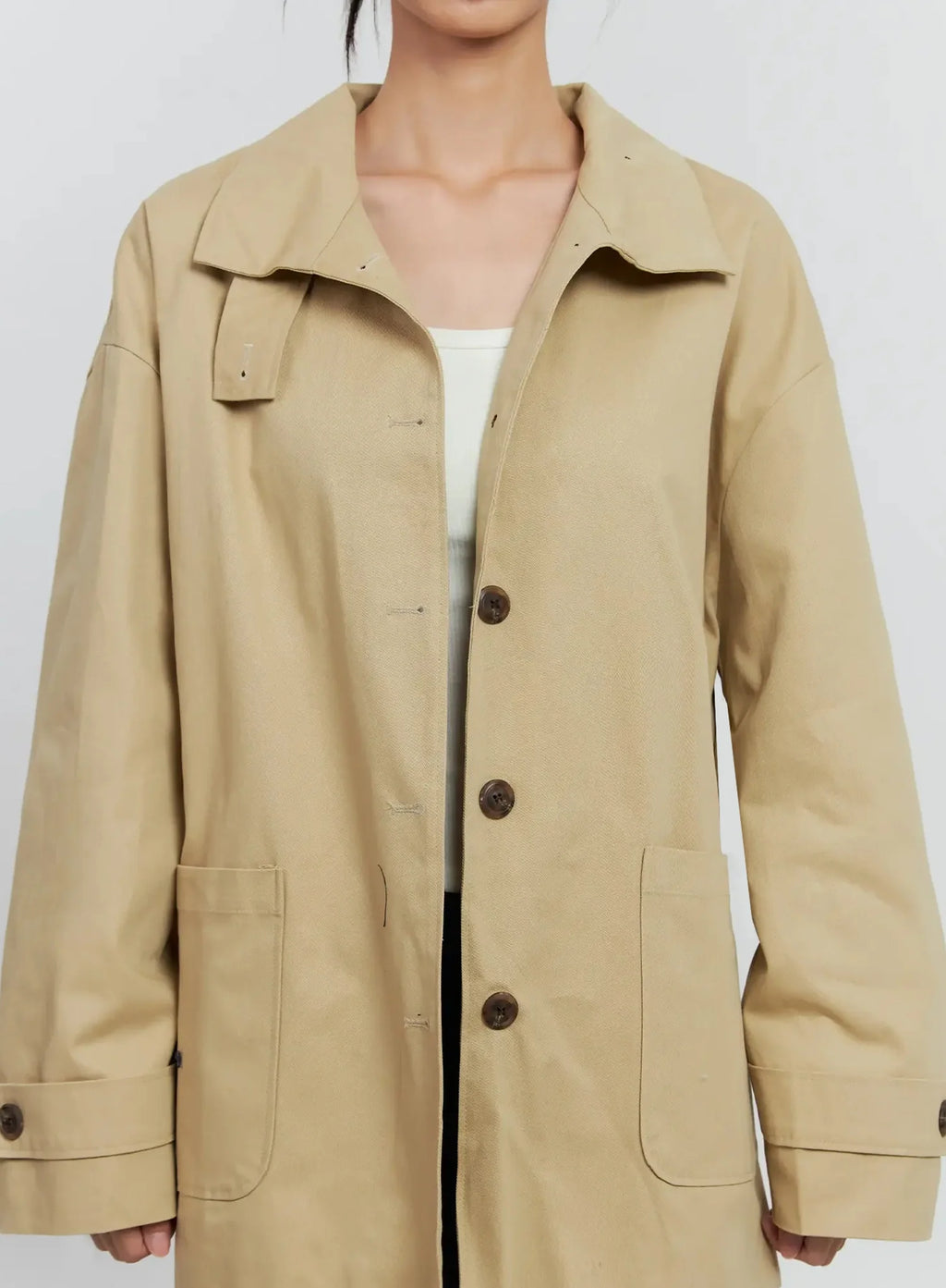 Classic Short Trench Jacket IS516