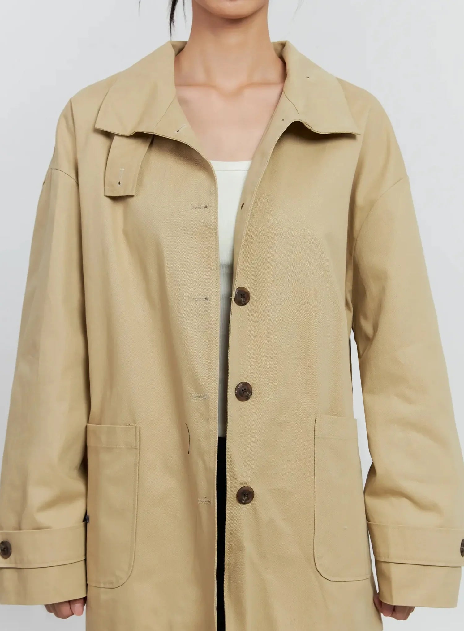 Classic Short Trench Jacket IS516