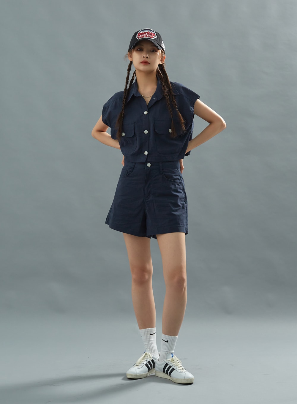 Linen Crop Shirt CU22