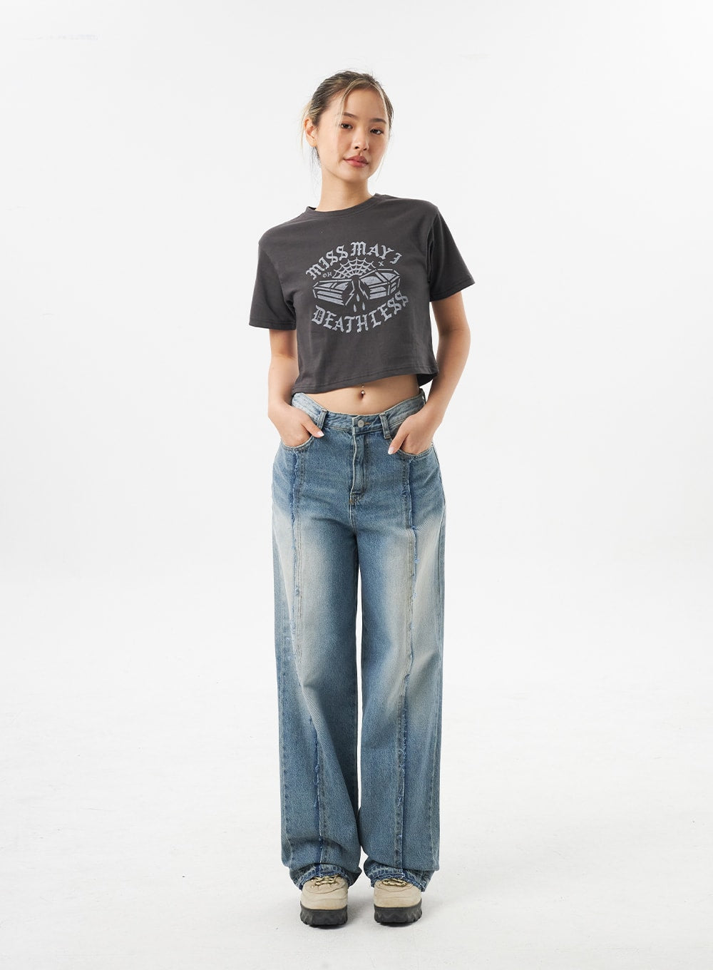 Cropped Crewneck Tee CU302