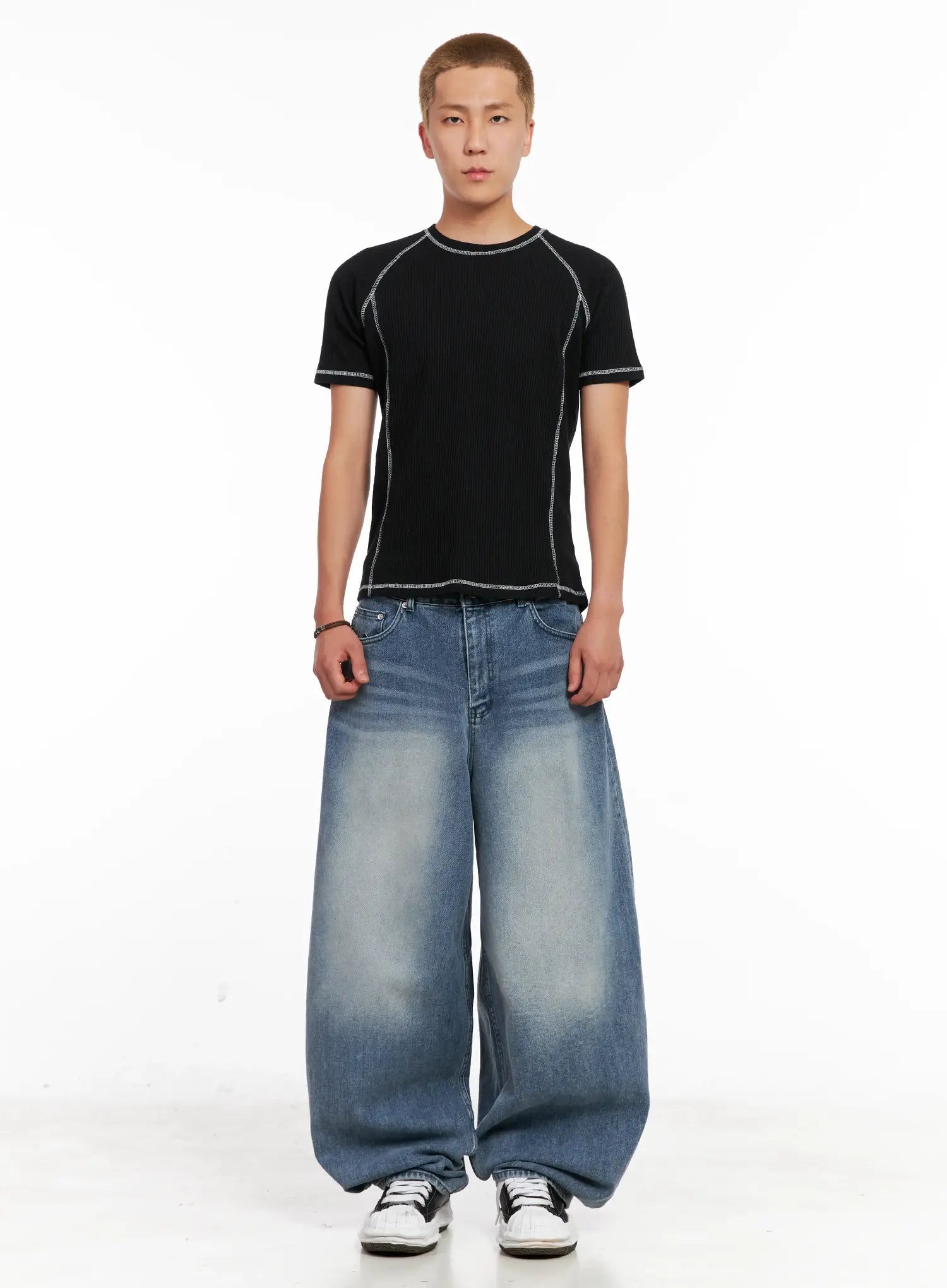 Men's Balloon-Fit Denim Jeans IL518