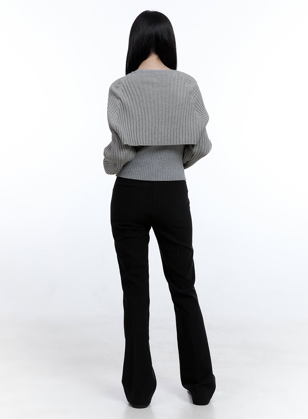 Solid Bolero Sleeve Top OO429