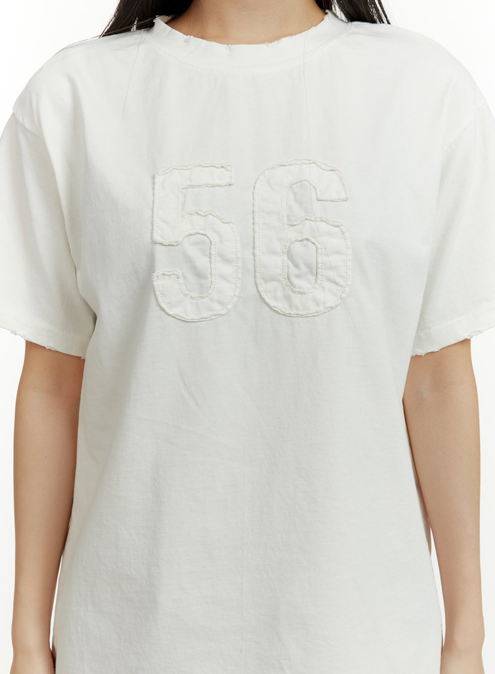 Oversized Patches T-Shirt CY408