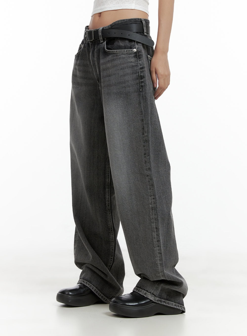 Washed Baggy Jeans (UNISEX) CL417