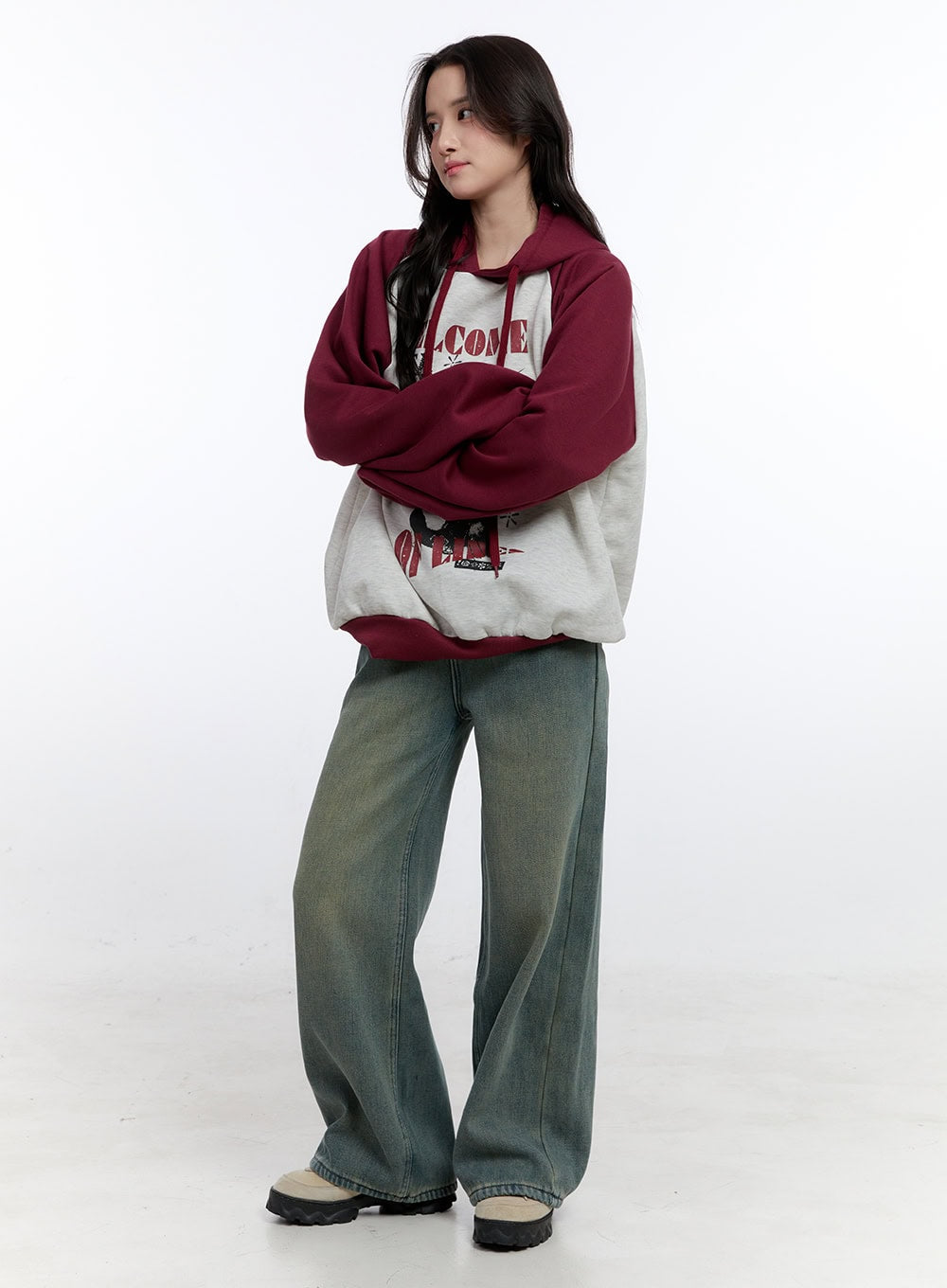 Graphic Hooded Sweatshirt ON418