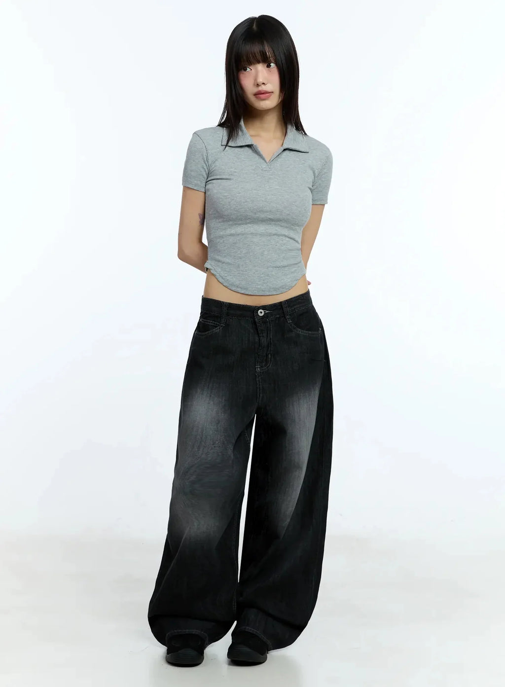 Collared Slim-Fit Tee IU524