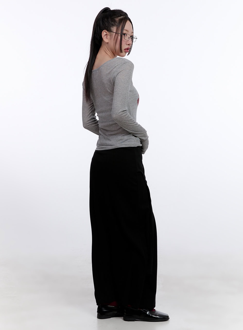 Floral Graphic Slim-Fit Top CJ511