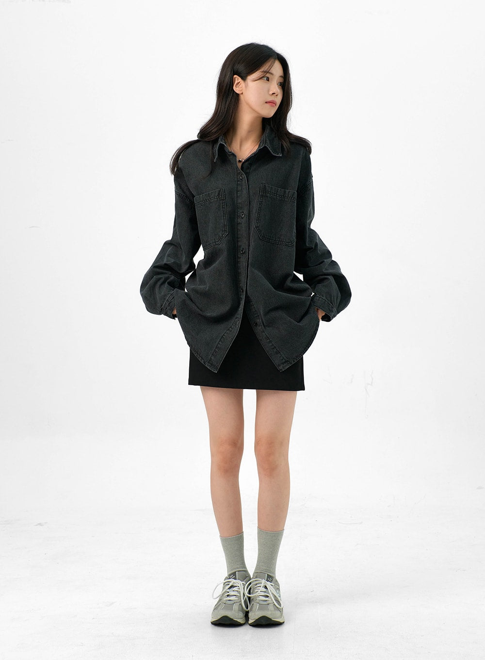 Loose-Fit Denim Shirt OG327